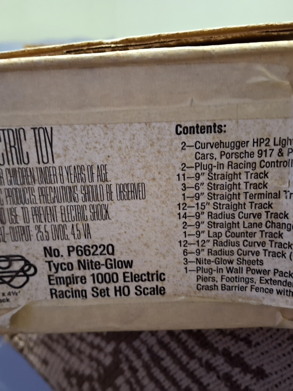Nite-Glow Empire 1000 Electric Racing Set HO Scale - Collectibles